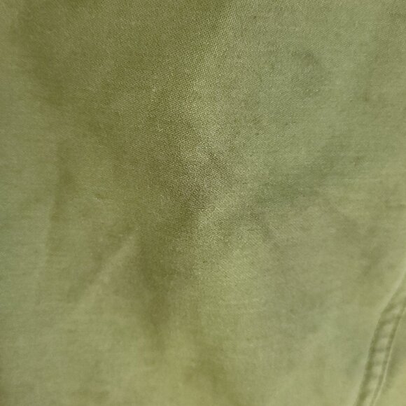 Vtg Military Coat Cold Weather Field Men's Large Distressed OD Green 80s - Picture 13 of 14